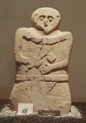 One of the Lunigiana stele, found in Bigliolo, c.3000 BC